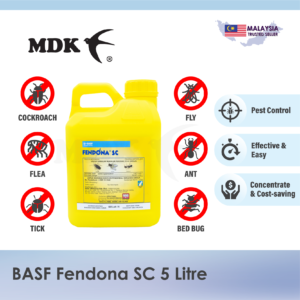 BASF Fendona SC 5 Litre Insecticide Kutu Lipas Lalat for Swiftlet Farming Rumah Burung