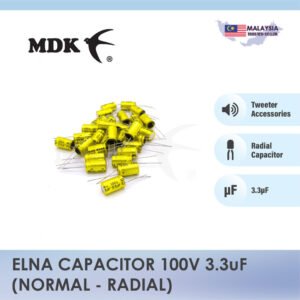 Capacitor 100V 3.3µF for Swiftlet Farming