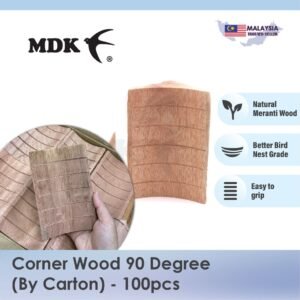 Corner Wood 90 Degree / Kayu Sudut 90 Darjah Width: 95mm Dark Red Meranti (Buy by Carton - 100pcs)