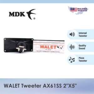 WALET Tweeter AX61SS 2"x5" for Swiftlet Faming
