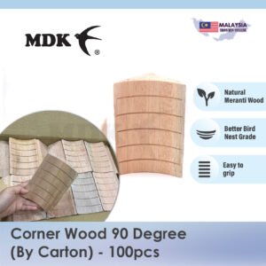 Corner Wood 90 Degree / Kayu Sudut 90 Darjah Width: 95mm Normal Meranti (Purchase by Carton - 100pcs/ctn)