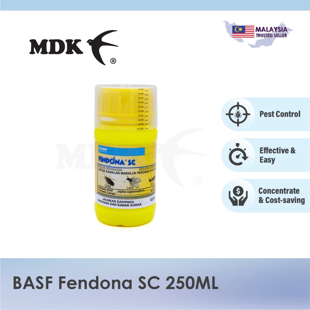 Fendona SC 250ml for Swiftlet Farming Insecticide Racun Serangga Lipas Lalat Semut