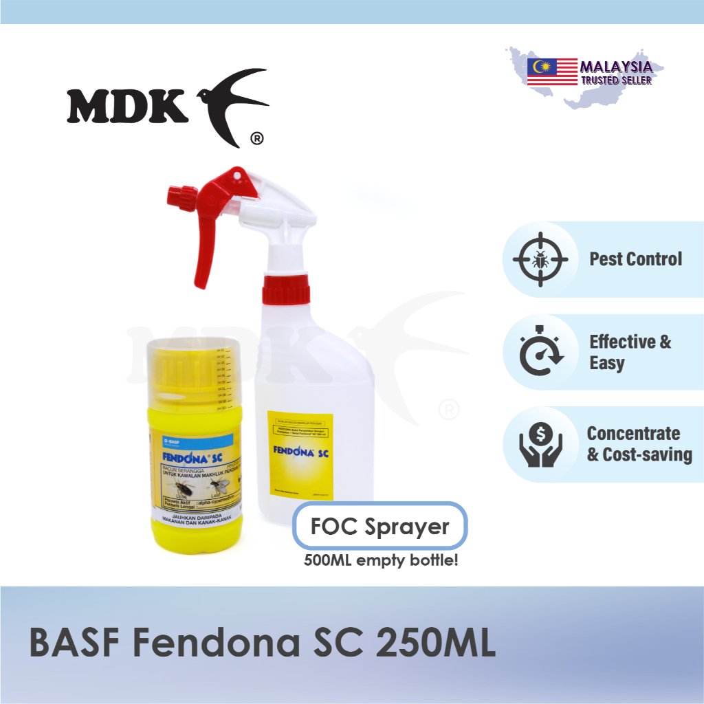 Fendona SC 250ml for Swiftlet Farming Insecticide Racun Serangga Lipas Lalat Semut - Image 2