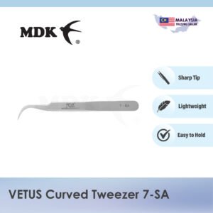 Vetus 7-SA Original Bird Nest Cleaning Curved Tweezer
