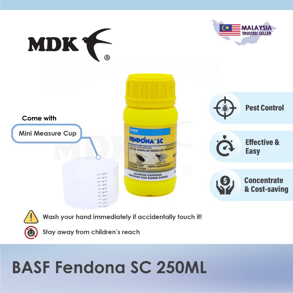 Fendona SC 250ml for Swiftlet Farming Insecticide Racun Serangga Lipas Lalat Semut - Image 4