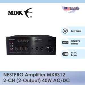 NestPro Amplifier BS12 2-CH 40W for Swiftlet Farming