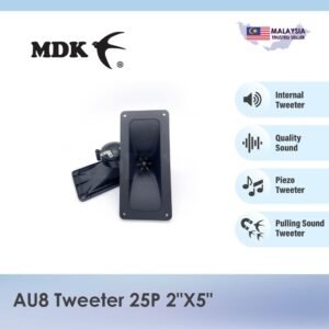 AU8 Piezo Tweeter 25P (Paper Diaphragm) 2"x5"
