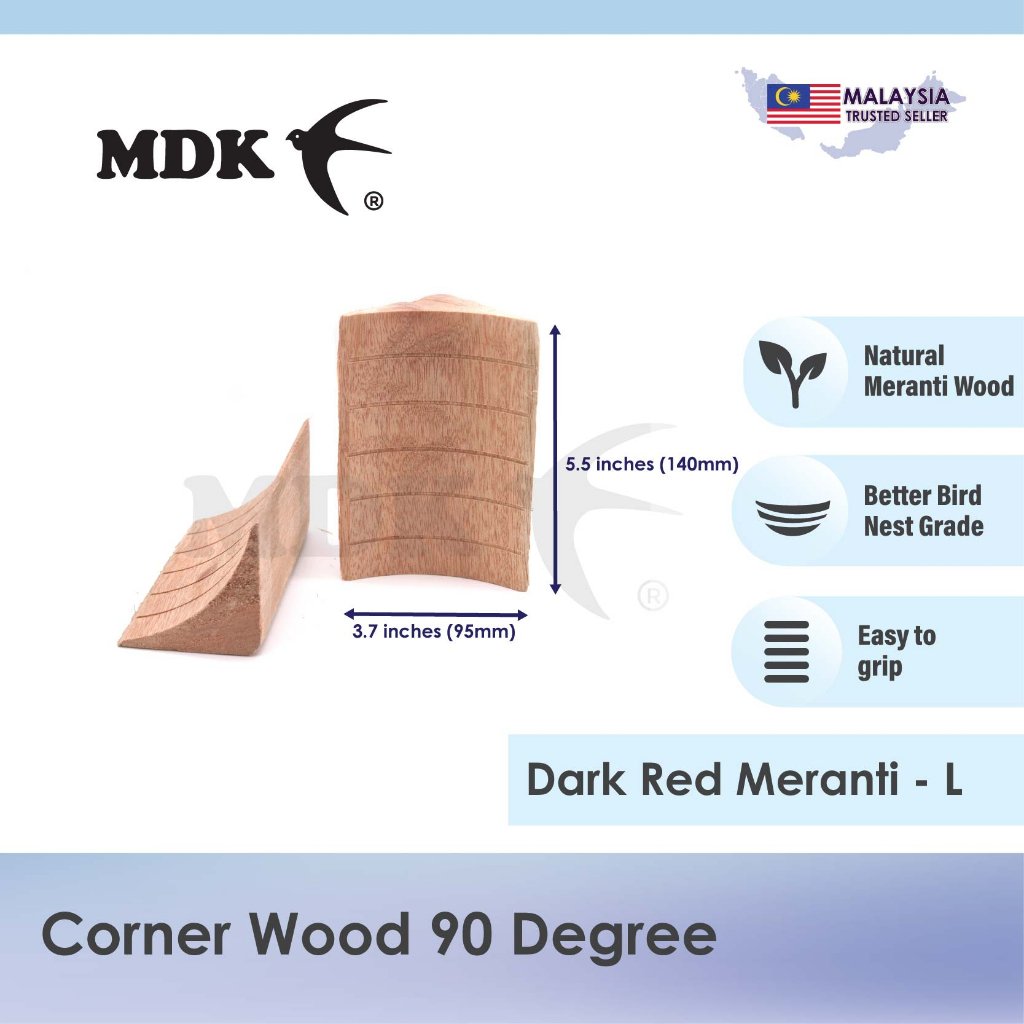 Corner Wood 90 Degree / Kayu Sudut 90 Darjah for Swiftlet Farming/ Walit - Image 6