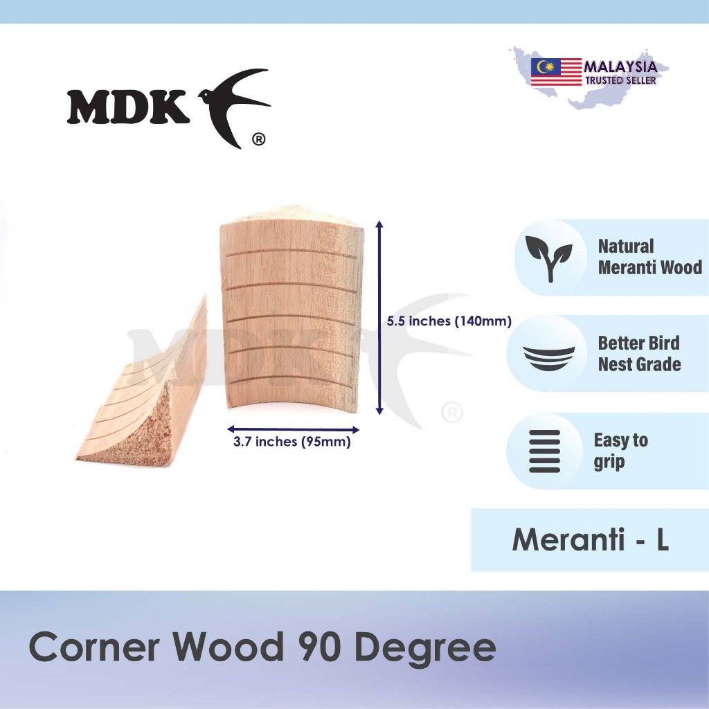 Corner Wood 90 Degree / Kayu Sudut 90 Darjah for Swiftlet Farming/ Walit - Image 8