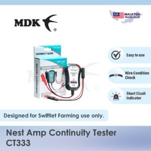 NEST AMP Continuity Tester CT333 for Swiftlet Farming