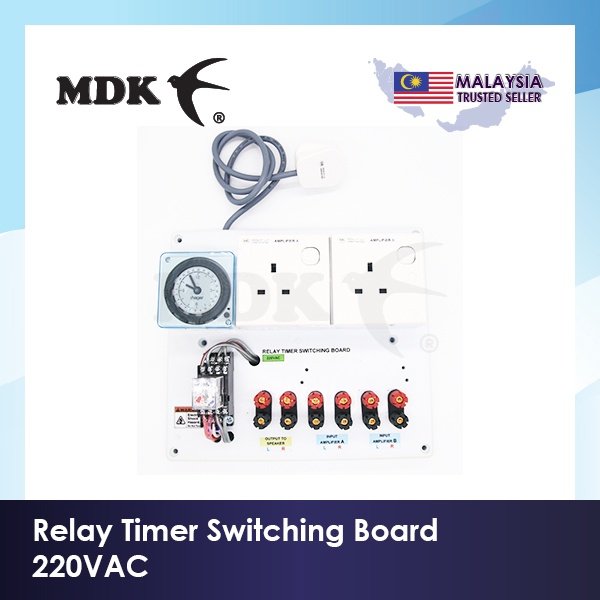 Hager Timer Board for Auto Switching/ Relay/ Amplifier/ Humidifier/ Pemasa Rumah Burung Walet/ Swiftlet Farming