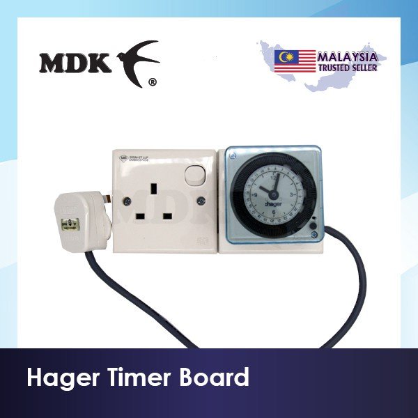 Hager Timer Board for Auto Switching/ Relay/ Amplifier/ Humidifier/ Pemasa Rumah Burung Walet/ Swiftlet Farming - Image 2
