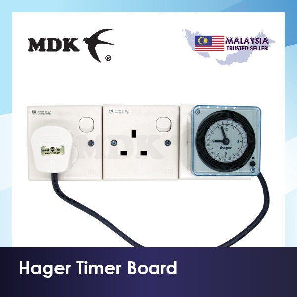 Hager Timer Board for Auto Switching/ Relay/ Amplifier/ Humidifier/ Pemasa Rumah Burung Walet/ Swiftlet Farming - Image 3