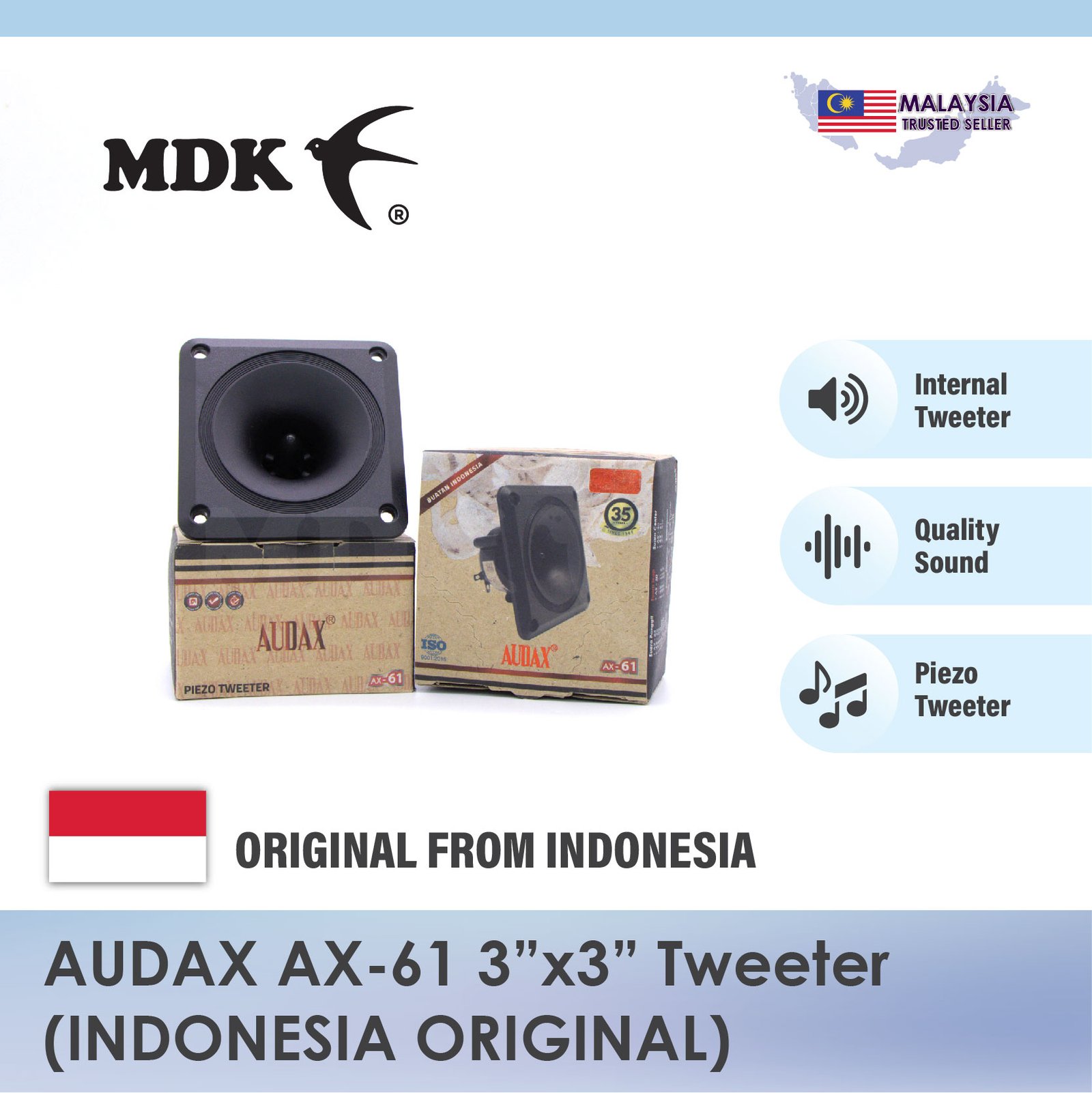 AUDAX Tweeter Series AX-61 / AX-65 / AX-67 for Swiftlet Farming - Image 2