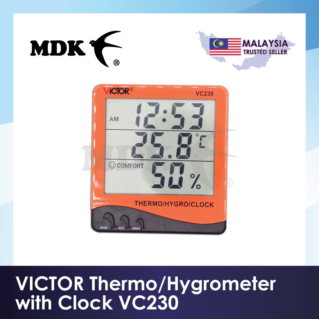 VICTOR Thermo/Hygrometer VC230