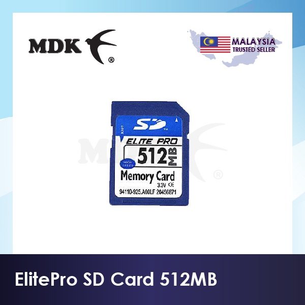 ELITEPRO SD Card 512MB