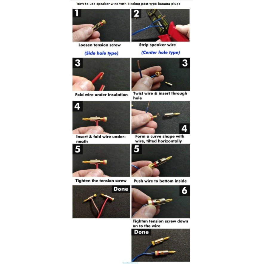 Banana Plugs for Speaker Wire (Swiftlet Farming) - Image 2