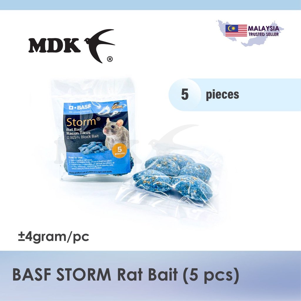 Storm / Storm Securable Rat Bait / Rodenticide Wax Block / Selontra Soft Bait - 5 pcs/ 10 pcs/ 50pcs - Image 5