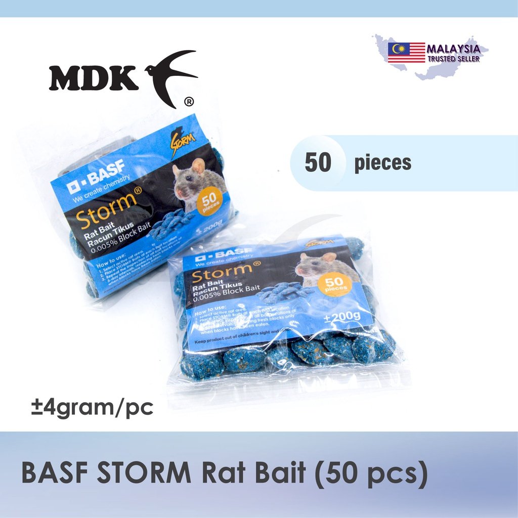 Storm / Storm Securable Rat Bait / Rodenticide Wax Block / Selontra Soft Bait - 5 pcs/ 10 pcs/ 50pcs - Image 7