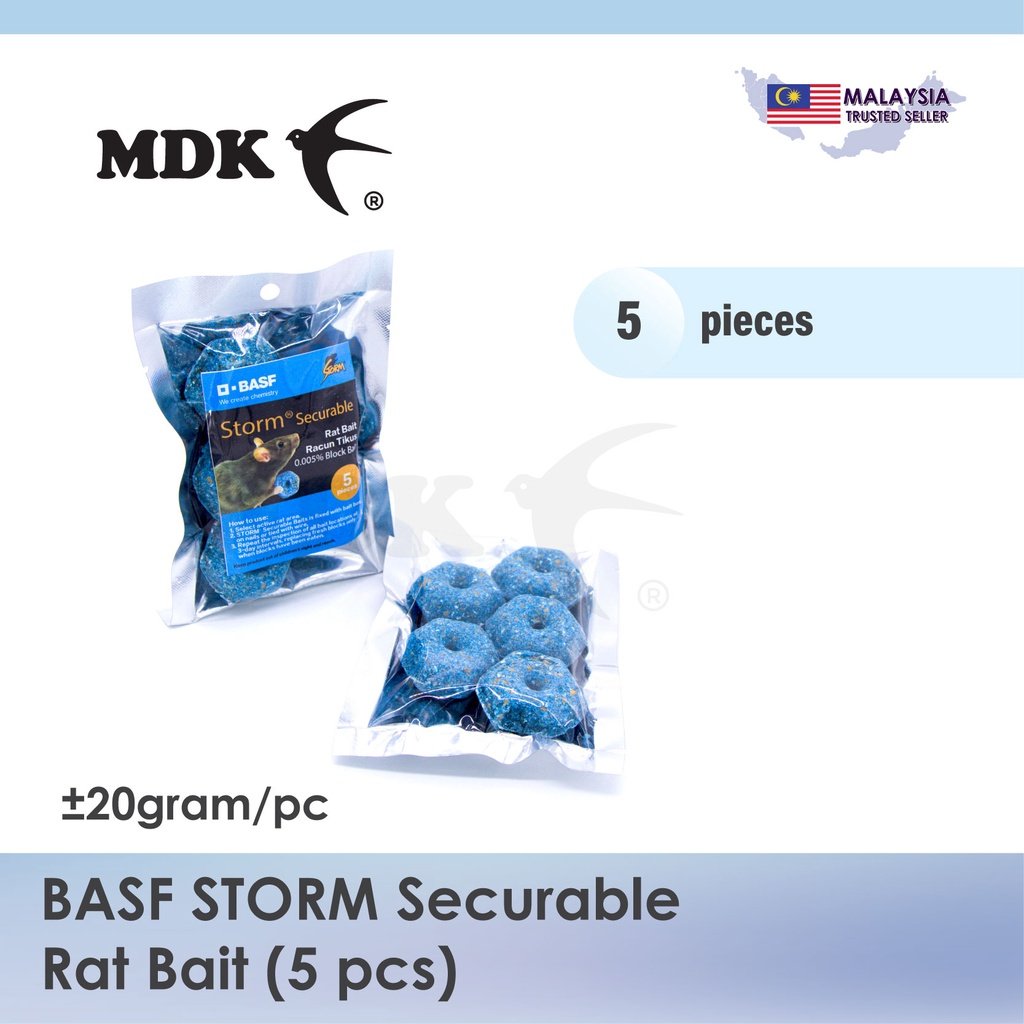 Storm / Storm Securable Rat Bait / Rodenticide Wax Block / Selontra Soft Bait - 5 pcs/ 10 pcs/ 50pcs - Image 8