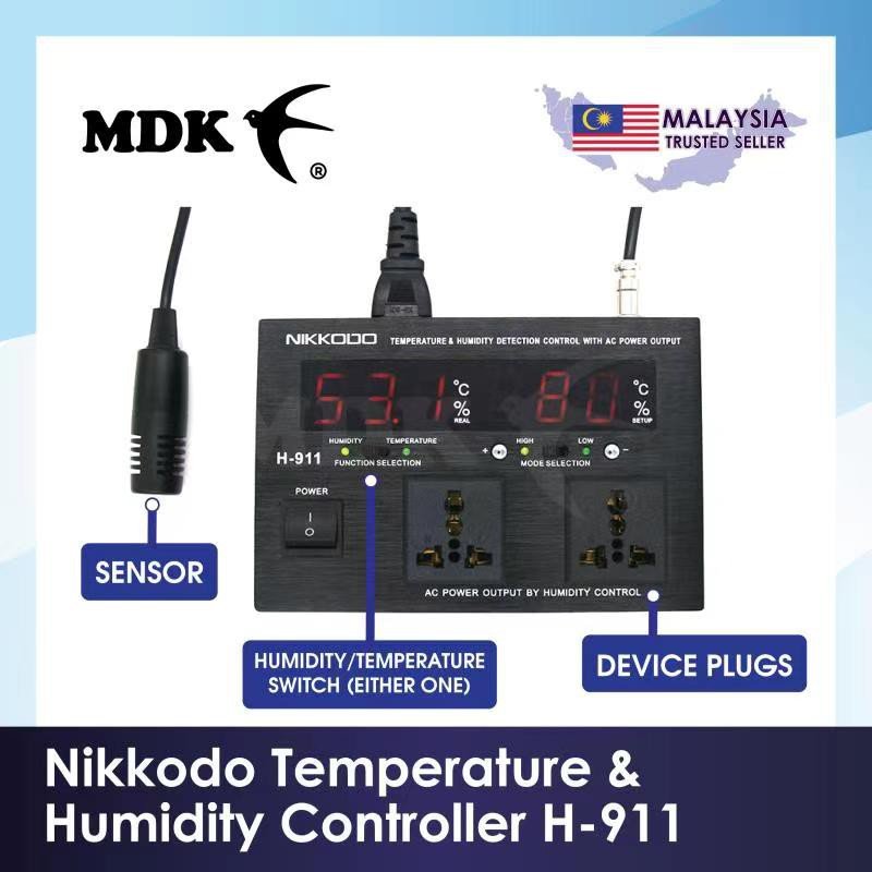 NIKKODO Temperature & Humidity Controller H-911 - Image 3