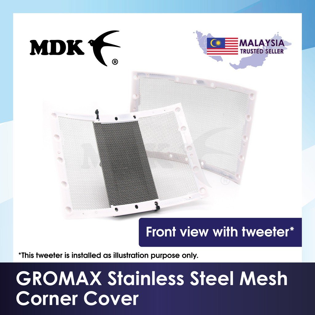 GROMAX Stainless Steel Mesh Corner 20cm x 14.5cm (Large Size) for Swiftlet Farming - Image 4