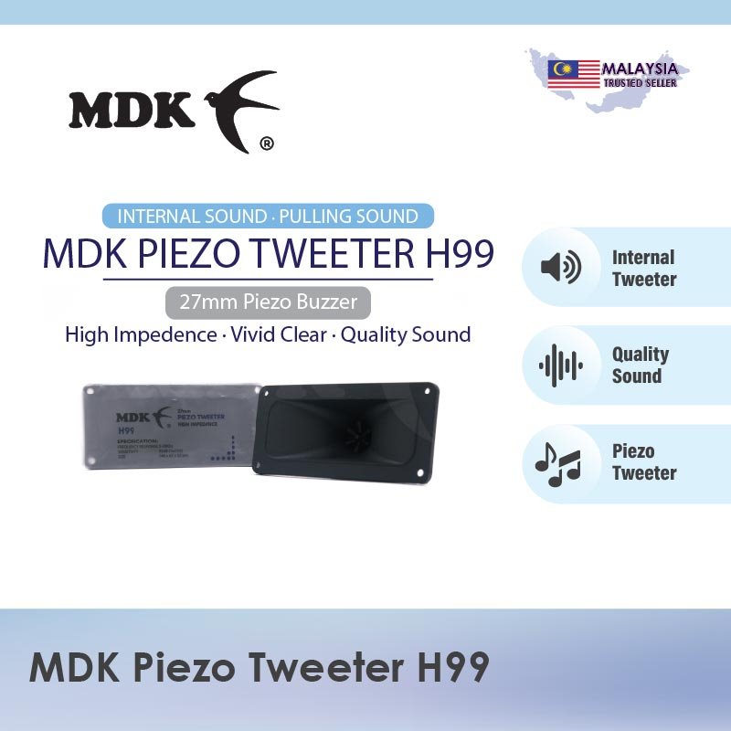 MDK Tweeter H99 2"x5" for Internal Sound / Pulling Sound Swiftlet Farming