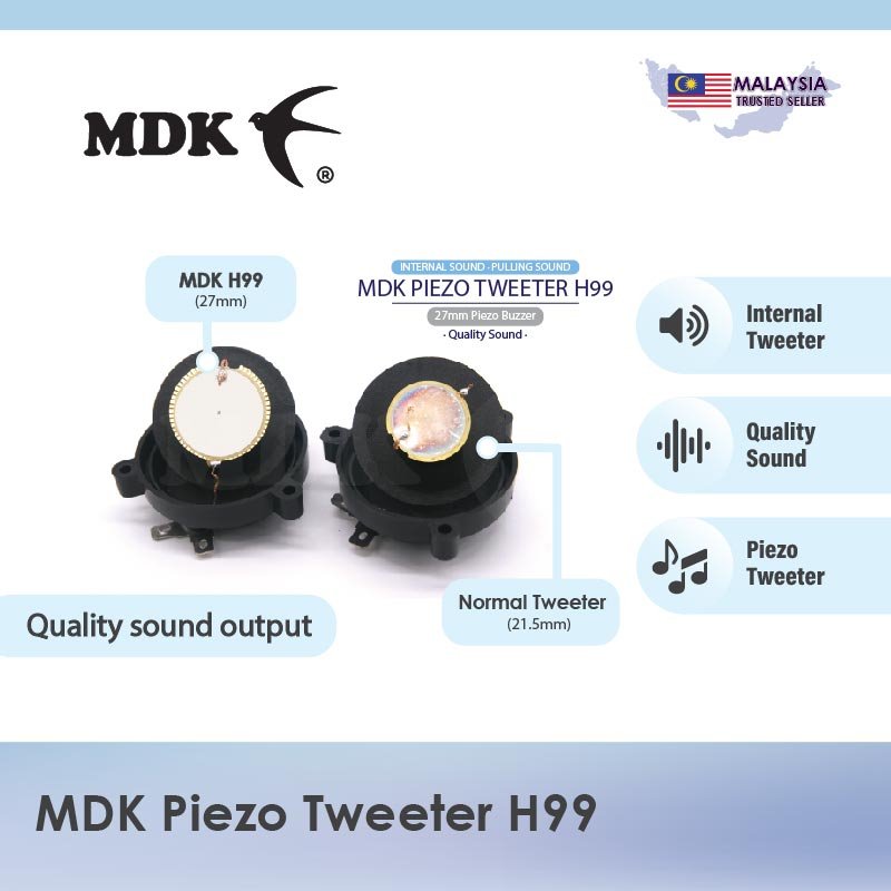 MDK Tweeter H99 2"x5" for Internal Sound / Pulling Sound Swiftlet Farming - Image 2
