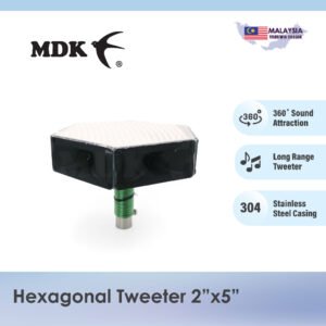 Hexagonal Tweeter 2"x5" Normal Coiled / Waterproof Coiled Tweeter for Swiftlet Farming